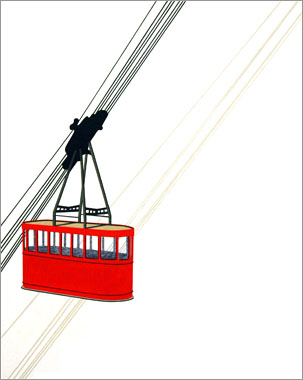 William Steiger : Red Cable Car