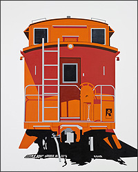 William Steiger: Caboose End View